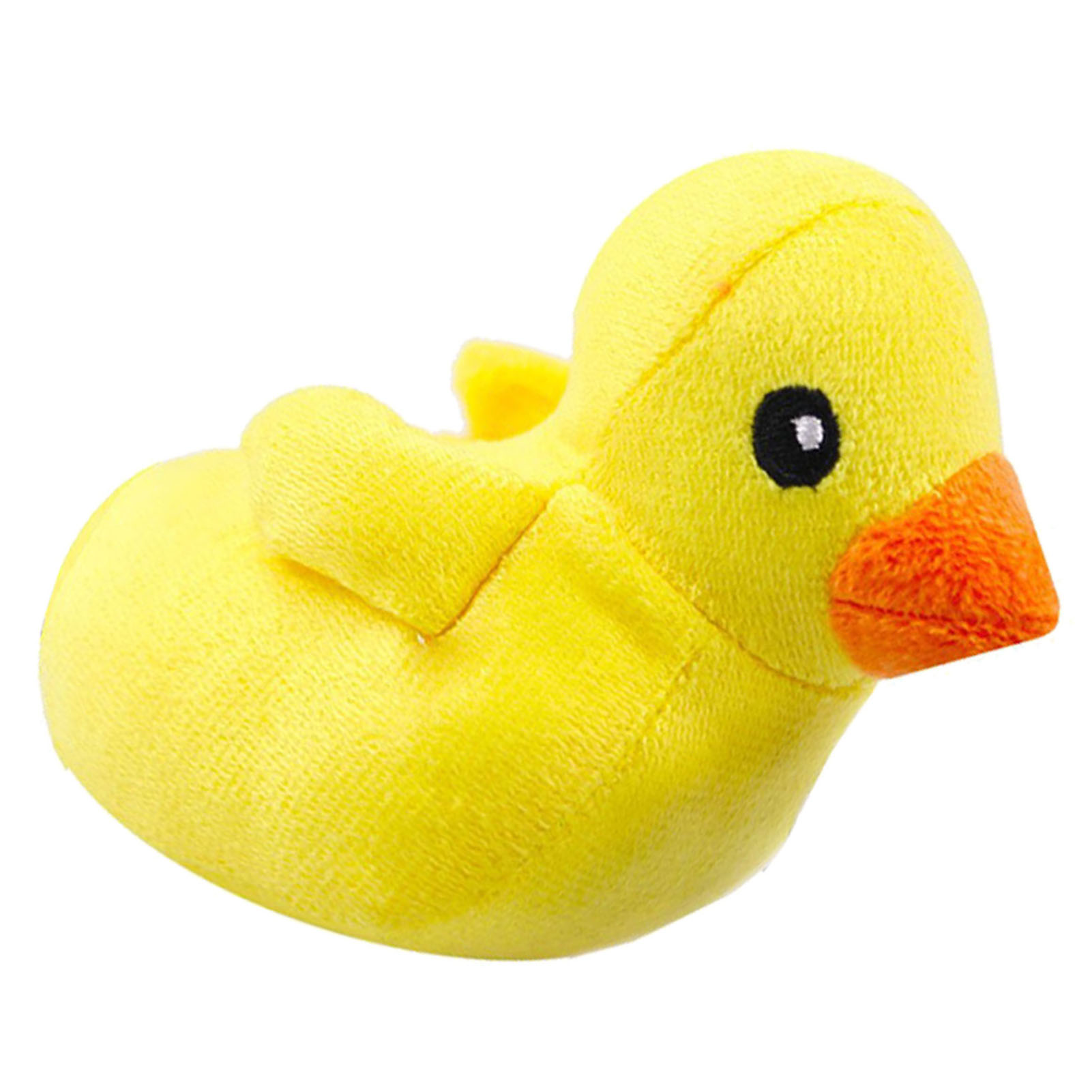Squeaky Plush Dog Toy Little Yellow Duck Shaped Bite Resistant Teeth Grinding Relieve Boredom Interactive Puppy Chew Toy
