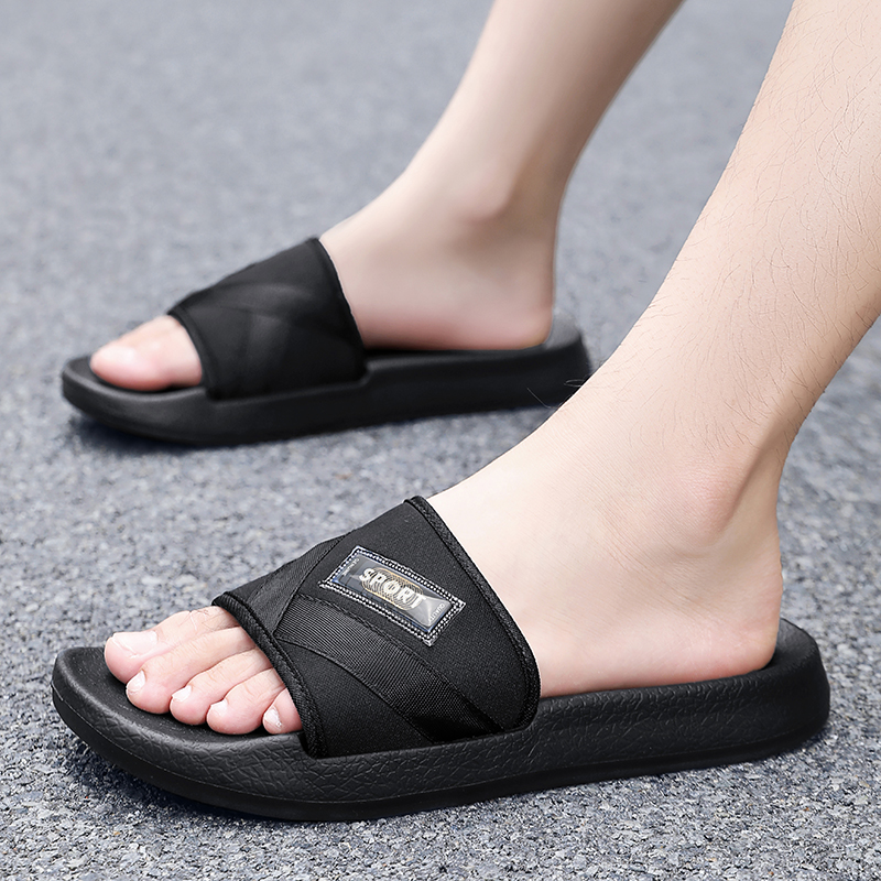 2024 Men Slippers Outdoor Beach Sandals Men Slides New Men Casual Shoes Flip-flops Home Slippers Beach Sandals Big Size 45 46 47
