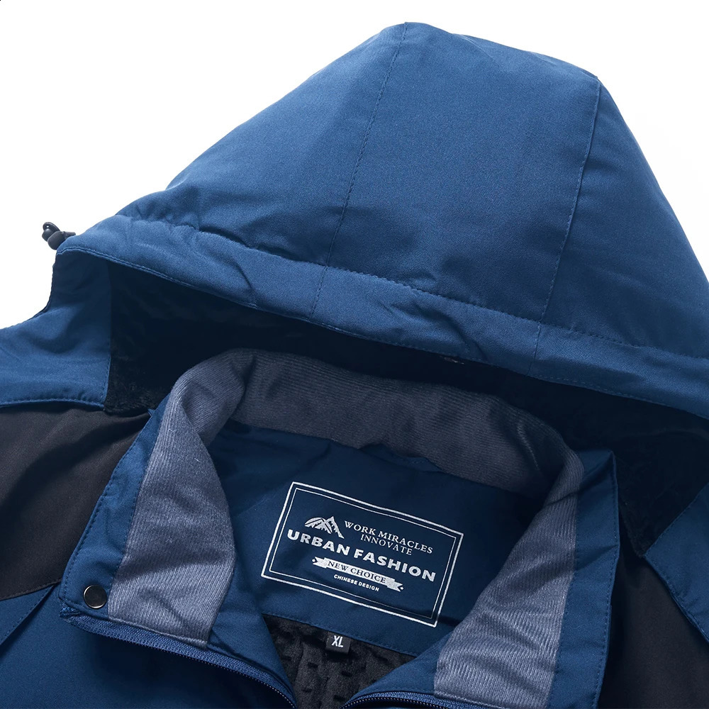 Winter Parka Men Windbreak Plus Thick Warm Windproof Fur Coats Male Military Hooded Anorak Jackets Mens Winter Jackets 240911