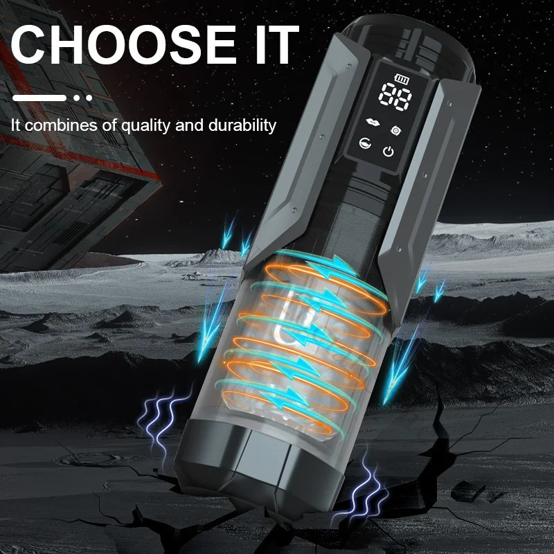 Automatic Male Masturbator Telescopic Sucking Vagina Blowjob Masturbation Vibration Heating Goods Sex Toys For Men 240711