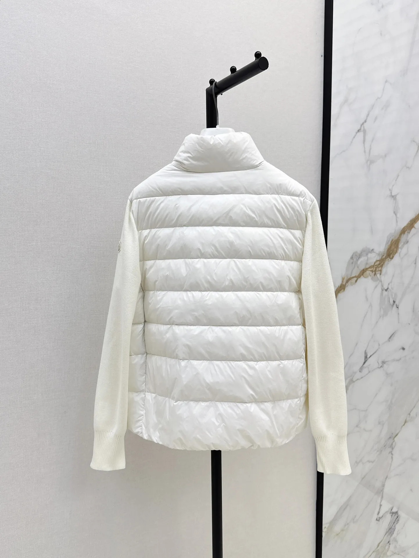 20800540 Womens 24 Autumn/Winter Latest Classic Patchwork White Duck Jacket Fashionable and Versatile. 240913