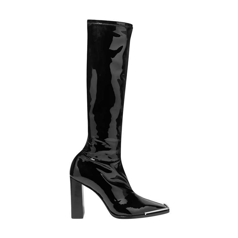 Women's Boots New 2024 Autumn and Winter Women High Boots Fashion Soft Leather Ladies Elegant Thick Heel Long Knight Booties