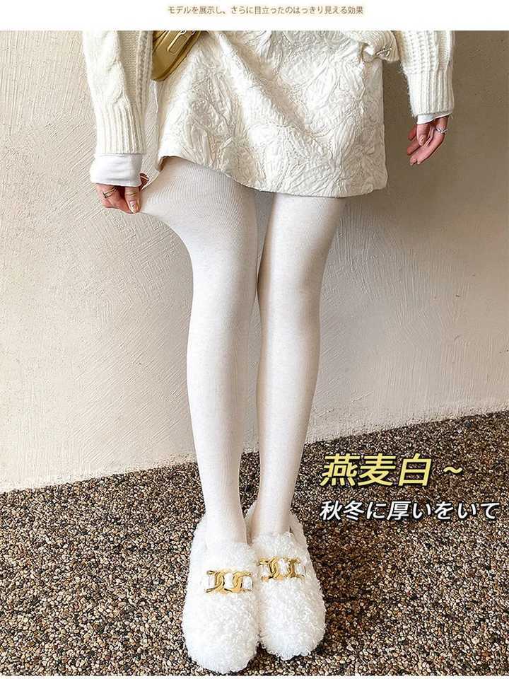 Winter High Waist Leggings for Women Velvet Soft Cashmere Womens Wool Thick Warm Pants Grey Black Fleece Thermal PantsX240914
