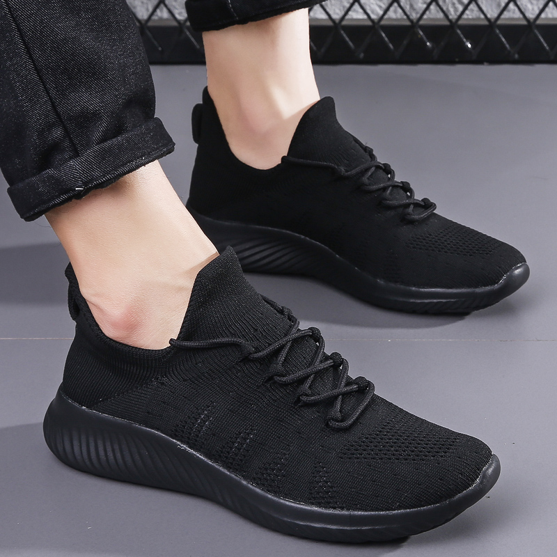 Men Casual Shoes Breathable Men Footwear Fashion Men's Mesh Sneakers Outdoor Walking Footwear красовки в сеточку Big Size 46