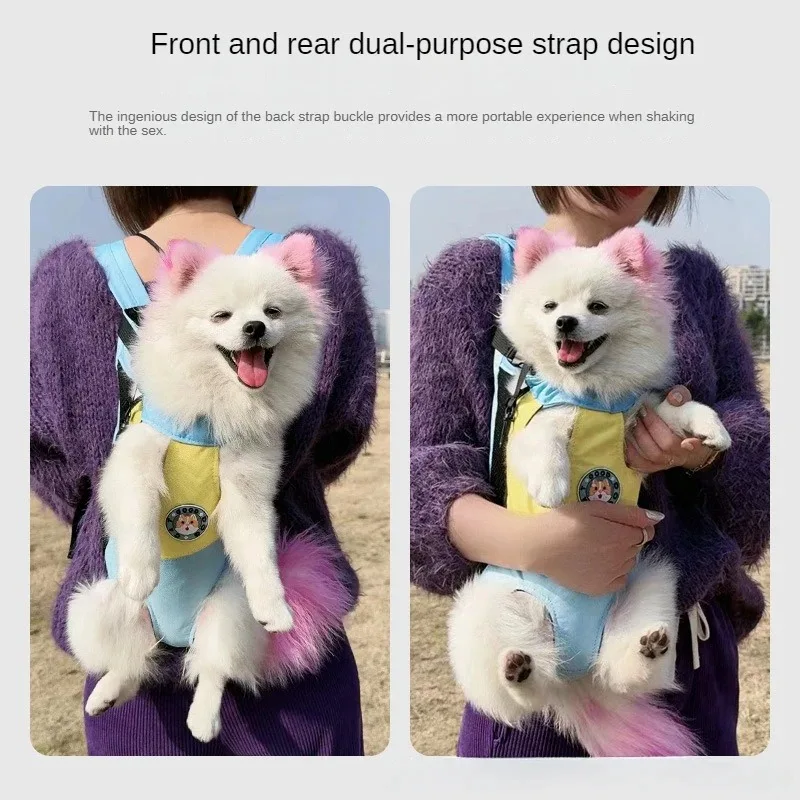 Cat Dog Carrier Bag Pet Backpack Puppy Dog Carriers Outgoing Travel Backpack Breathable Portable for Dogs Cats Supplies
