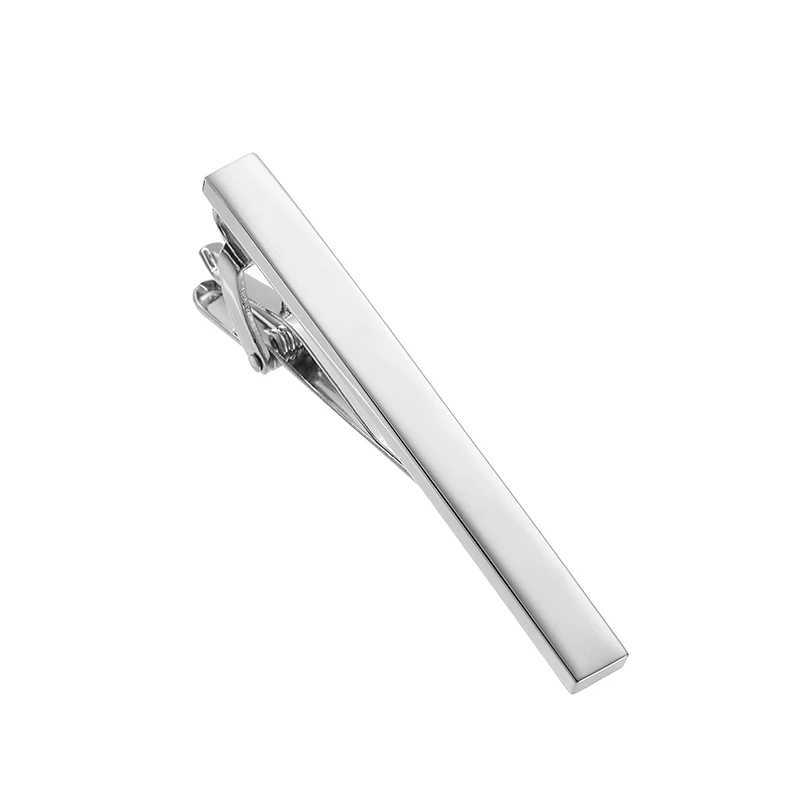 Classic mens and womens tie clips high-quality Multi colored metal smooth clips business suit shirts accessories jewelry giftsX240914