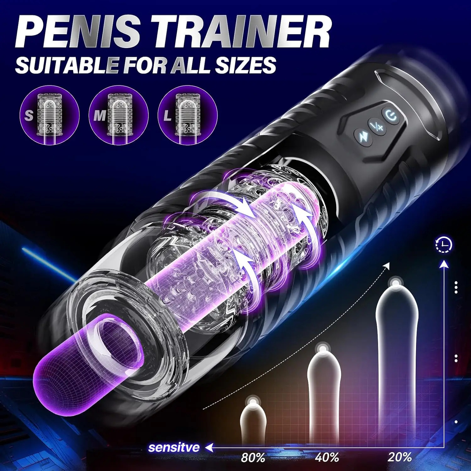 Automatic Male Masturbator Sex Toys for Men 7 Thrusting Rotating Modes Hands Free Machine Electric Penis Pu 240711