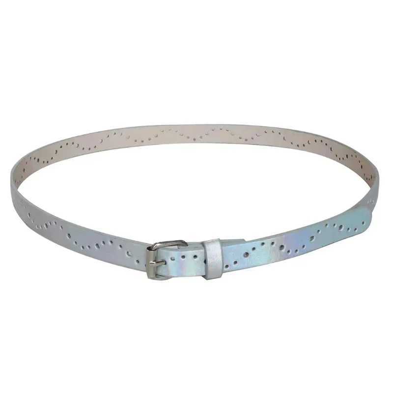 Punk Pink Color Waist Belts Women Jeans Buckle Adjustable Multicolor Waistband Heart Studded Belt Korean Fashion Y2k AccessoriesX240914