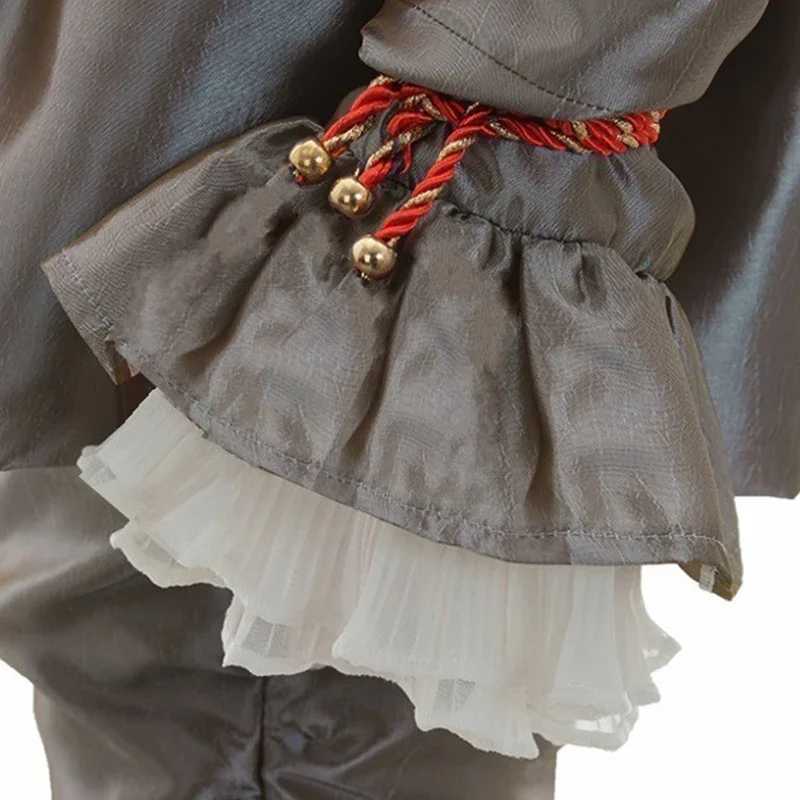 Halloween makeup clown Pennywise cosplay costume Stephen King horror clown costume party costume Aldolt childrens costume W240914