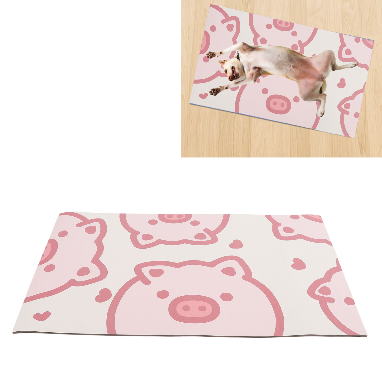 Stain Resistant Pet Feeding Mat, Absorbent, Antislip, Easy to Clean, Cat Bowl Mat, Dogs and Cats