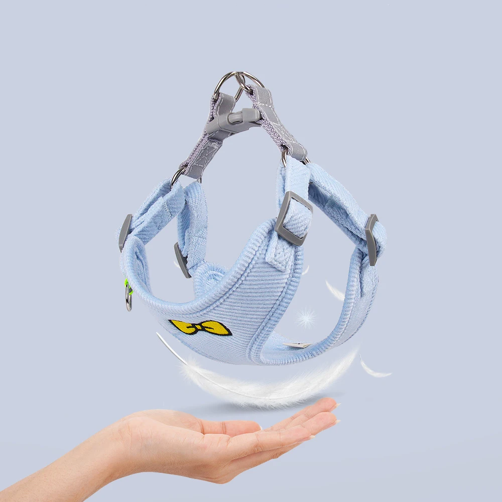 Vest-style Pet Harness with Matching Leash, Reflective Dog Leash and Leash Set for Pets Outdoors, Walking, Hiking, Dog Supplies