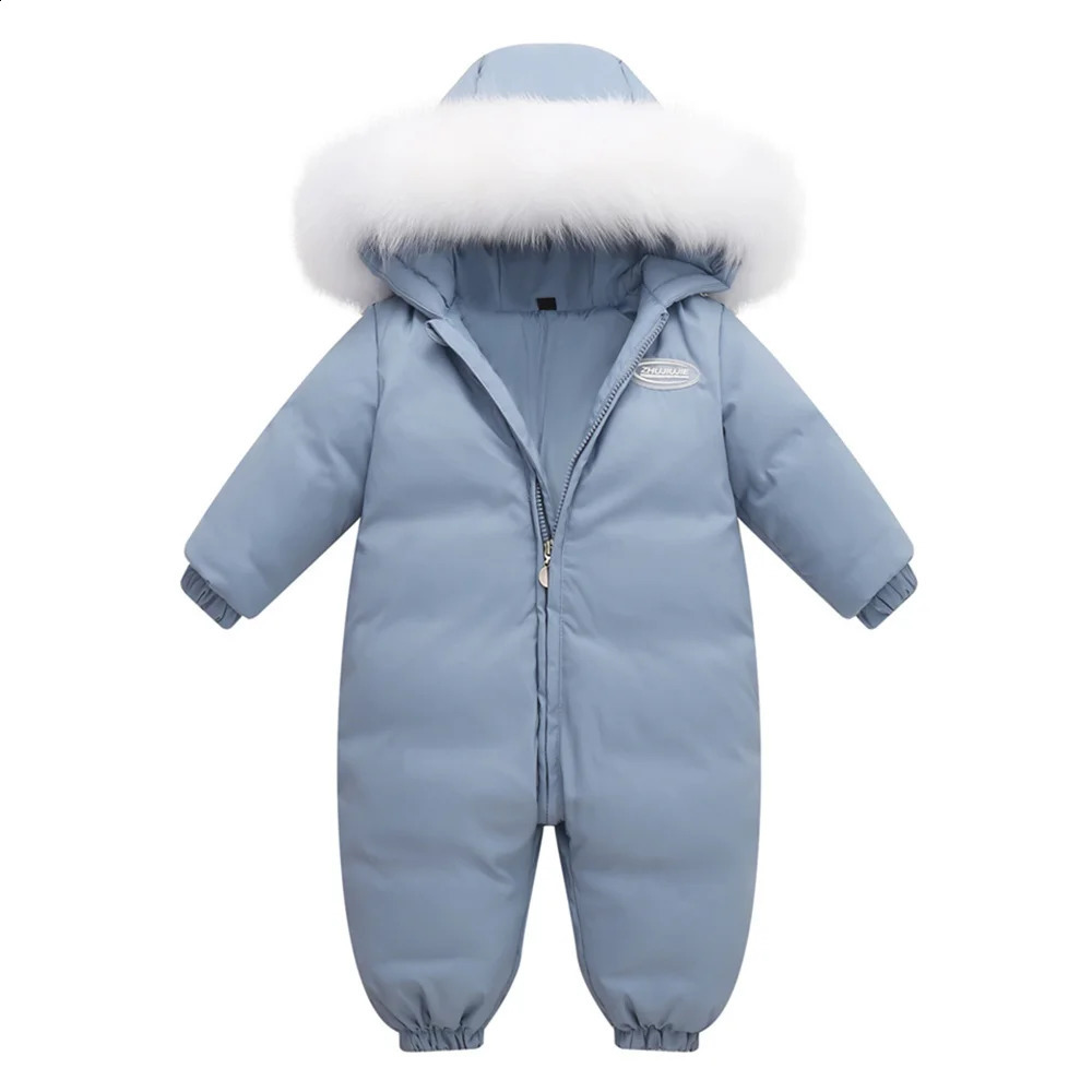 Winter Overalls Baby Clothing Clothes Snowsuit 90% Duck Down Jacket for Kids Girl Coat Park for Infant Boy Snow Suit Wear 240904