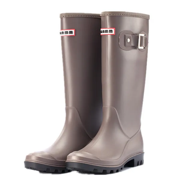 Designer Rain Women's Boots Snow Rubber High Cut Breathable Rain Shoes Black Lightweight Shoes Fashion Autumn/winter Wellies Size 35-42