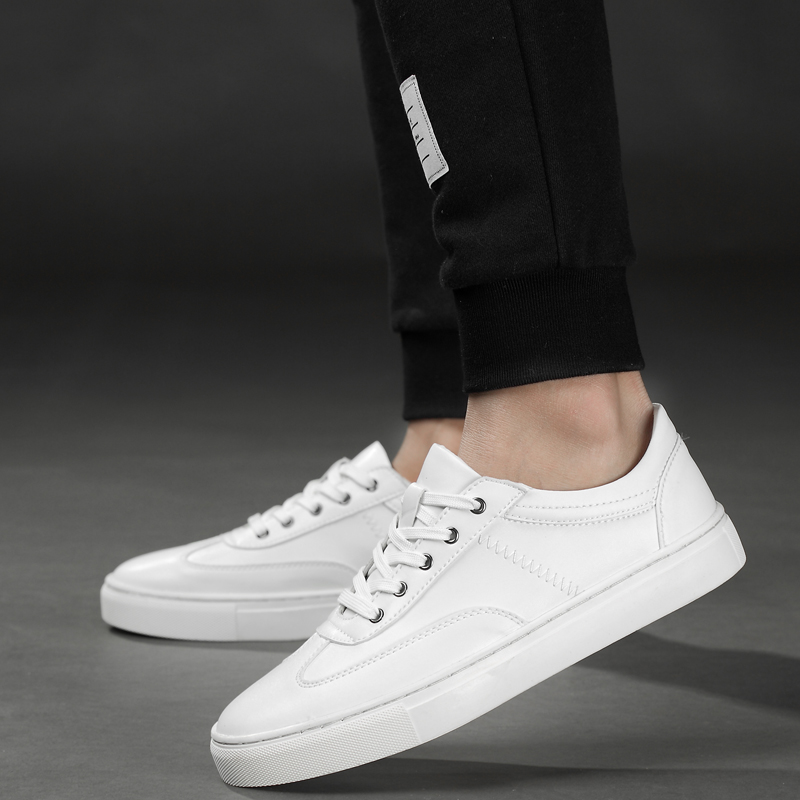High Quality Men Outdoor Shoe Fashion Mens Sneakers New Non-Slip Men Casual Shoes Genuine Leather Male Comfortable Skate Shoe