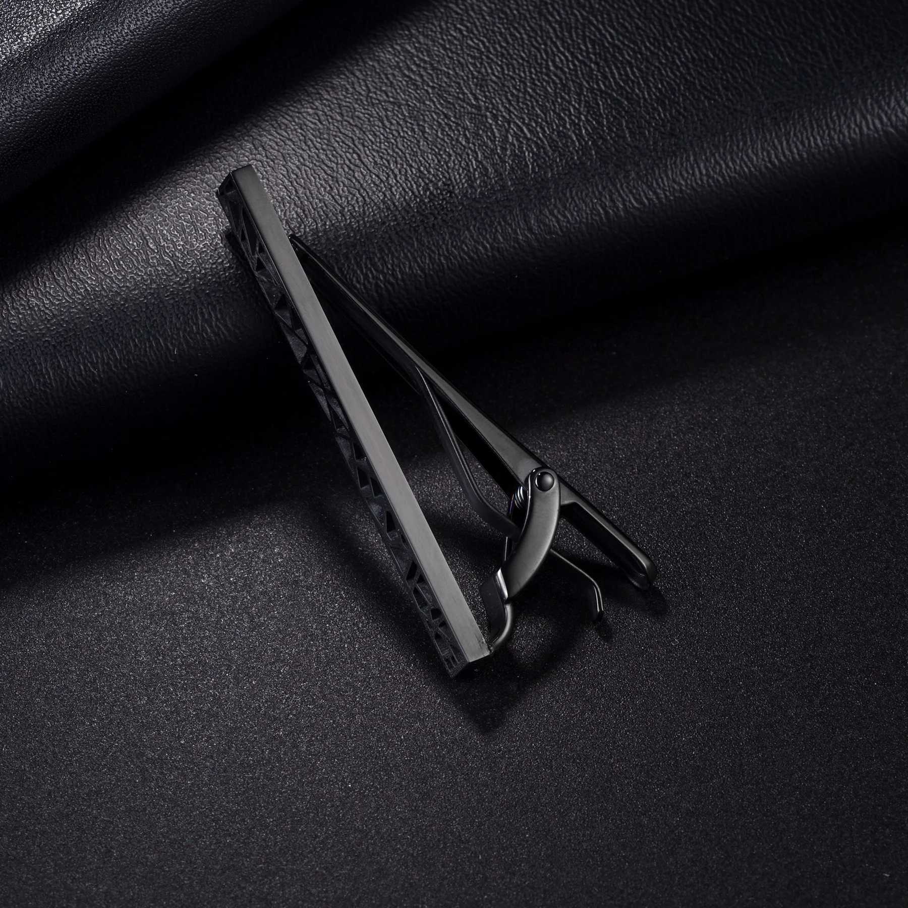 MeMolissa Fashion Copper Black Gold Color Tie Clip For Men Wedding Tie Clasp Clip Gentleman Ties Bar Pin For Men AccessoriesX240914