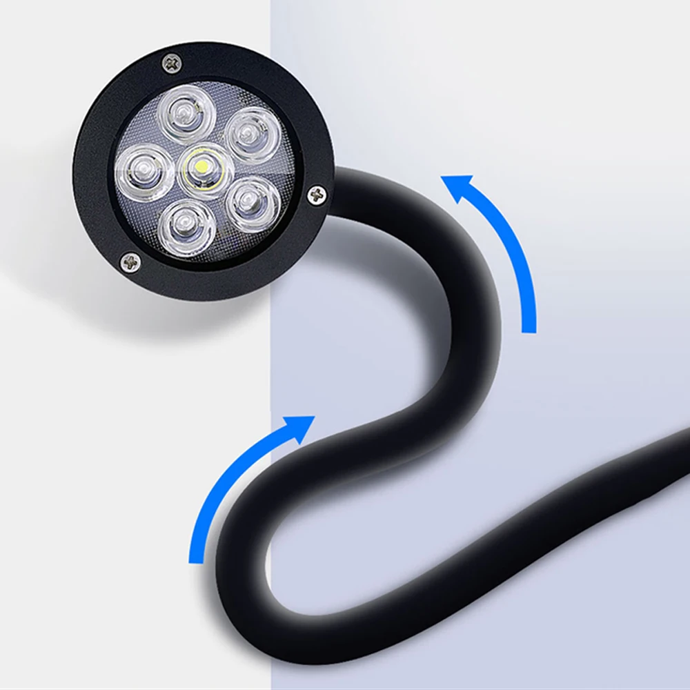 Clip on 18W Pico Refugium LED Full Spectrum AdjustabAlgae Tank Light For Marine Corals Reef Aquarium Filter with 8/10/12H timer