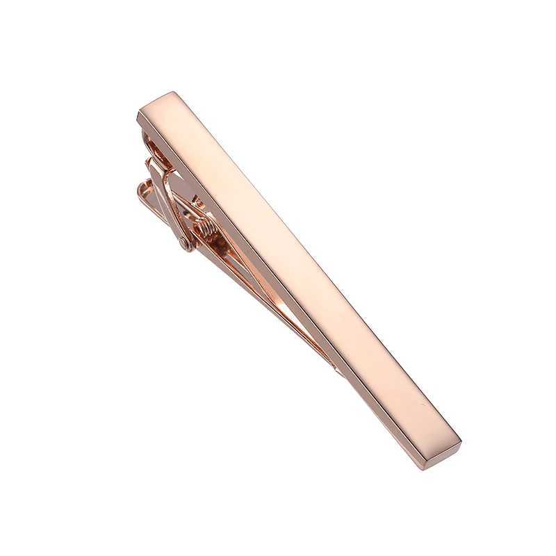 Classic mens and womens tie clips high-quality Multi colored metal smooth clips business suit shirts accessories jewelry giftsX240914