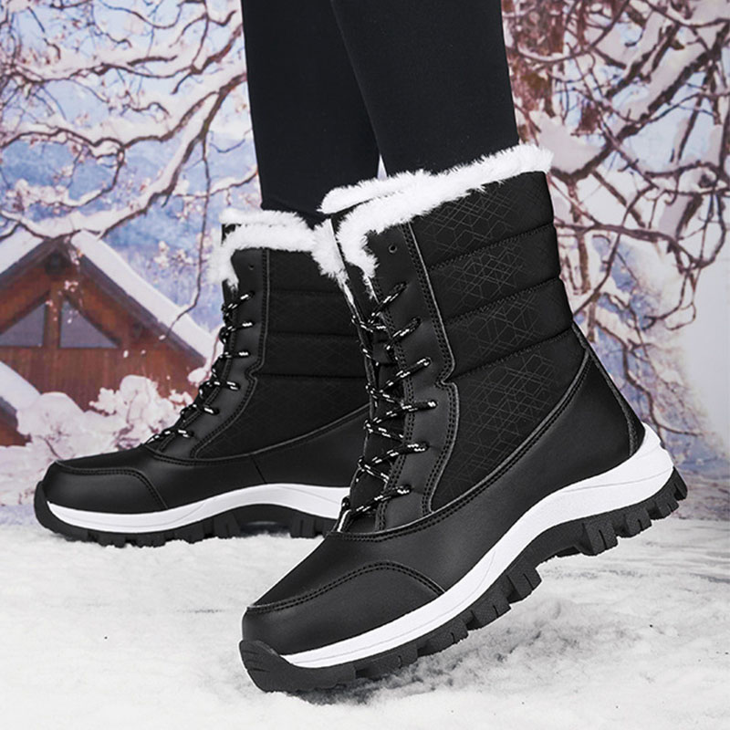 Women Boots Watarproof Ankle Boots For Winter Shoes Women Keep Warm Snow Botines Female 2023 Luxury Zipper Winter Botas Mujer