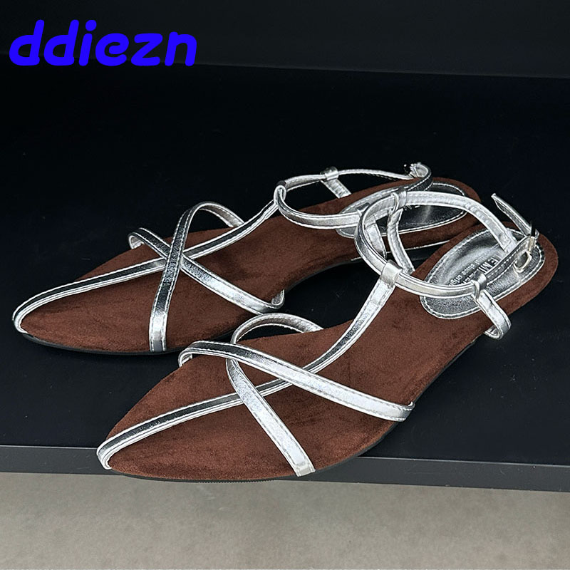 2025 new Heel Low Footwear Shallow Ladies Pumps Casual Female Pointed Toe Fashion Ankle Buckle Elegant Women Heeled Sandals Shoes b1f2 ed