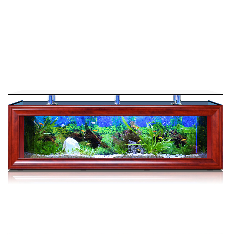 Custom Glass Clear Luxury Aquarium For Home big of TV cabinet 1.2m 1.5m 1m 3M
