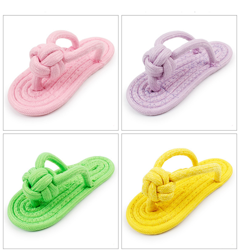 Dog Chewing Toy Cotton Slipper Rope Toy for Small Large Dogs Pet Teeth Training Molar Toys Interactive Dog Toy Dog Accessories