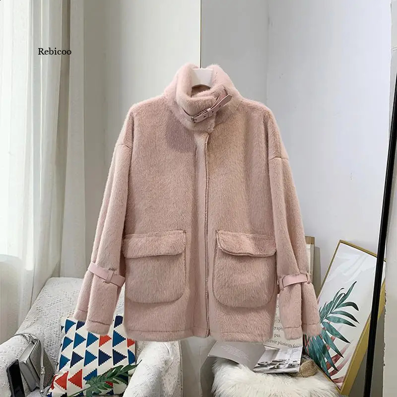 Womens Winter Coat Faux Fur Coat Womens Winter Jacket Fur Coat Teddy Jacket Womens Winter Sheepskin Coat Fur Coat Women 240911