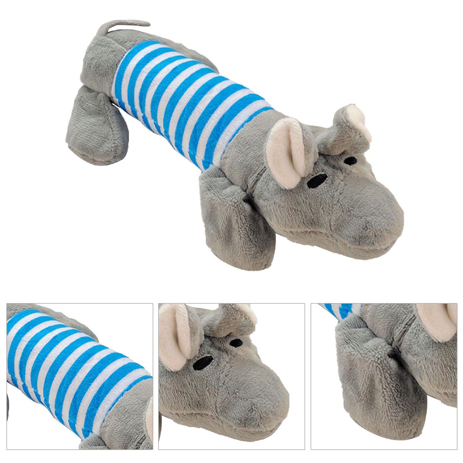 Dog Plush Toys Rectangular Flying Duck Interactive Fun Cute Bite Resistance Soft Plush Pet Chew Toys For Dogs Pets Cats
