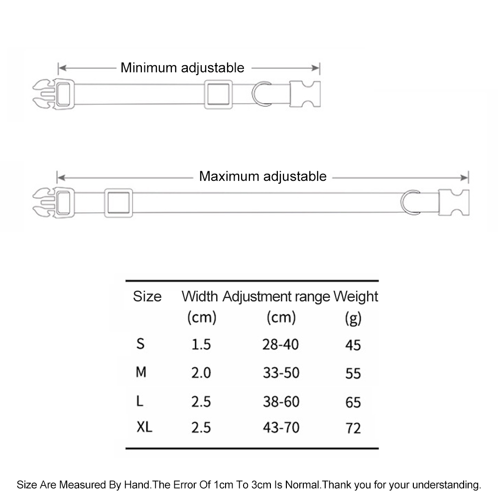 Dog Collar Soft Durable Fashionable Adjustable Print Fine Pattern,Soft & Comfy Dog Collar for Small Medium Large Boys Girls Pets