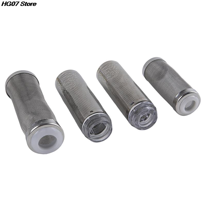 12/16mm Aquarium Inflow Inlet Filter Stainless Steel Mesh Net Guard Fish Tank Filter Accesories Intake Strainer Prefilter Cover
