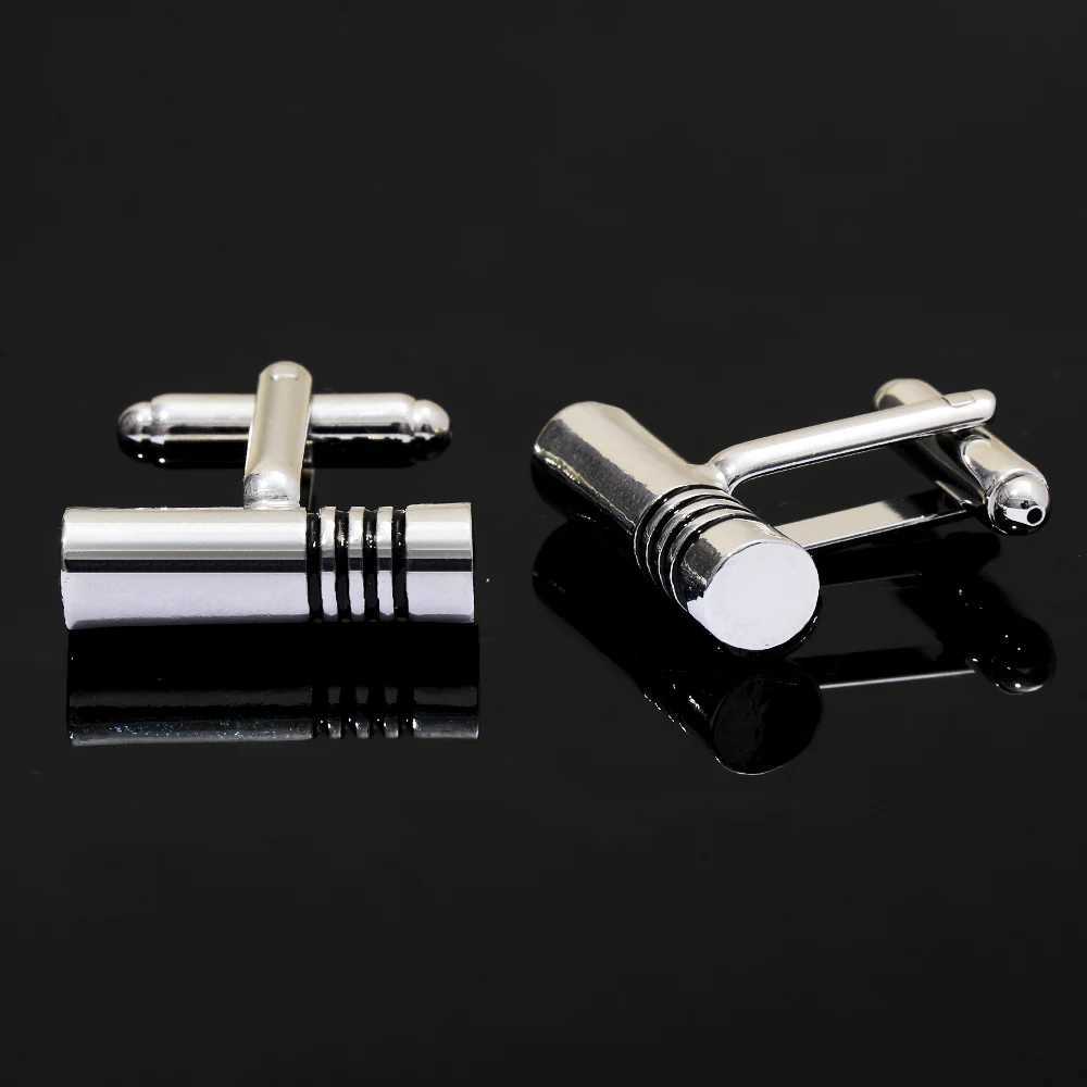 Cytheria Starlink Cufflinks Men Round B1438 Metal Zinc Alloy Fashion Tie Clips Cufflinks Fathers Day Markdown SaleX240914