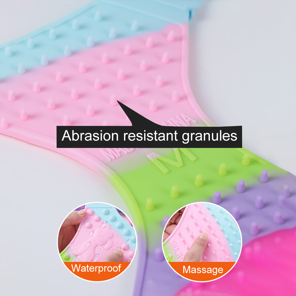 Rainbow Pet Harness and Leash Set,Vest Style Medium To Large Dogs Harness Comfortable Silicone Waterproof Pet Harness Adjustable