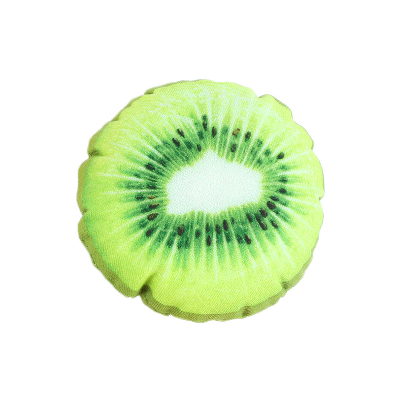 2025 Custom Pet Dog Sound Paper Fruit Series Plush Toys Bite Resistant Teeth Toy