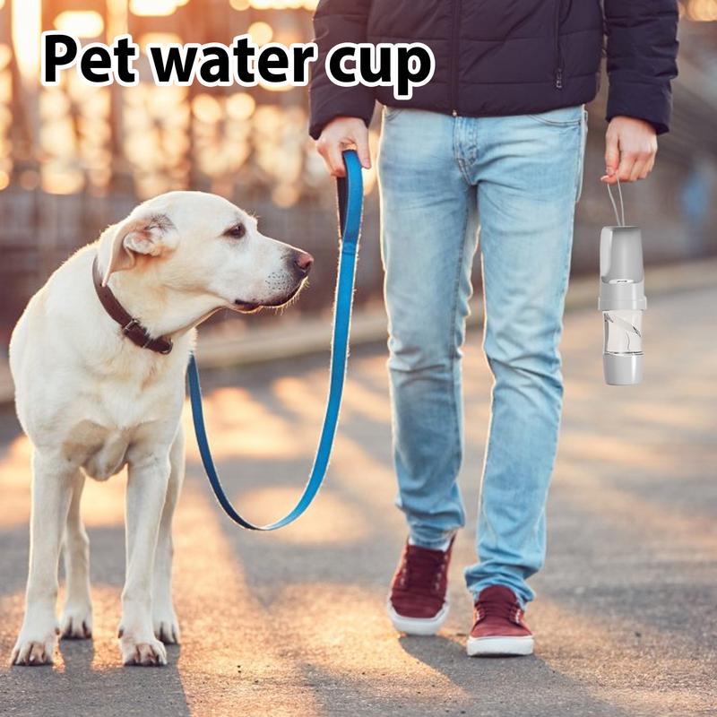 Portable Water Bowl For Dog 2 In 1 Pwater Bottle For Dogs Accessories For Small Dogs Travel Gear Puppy Accessories Large Capacit