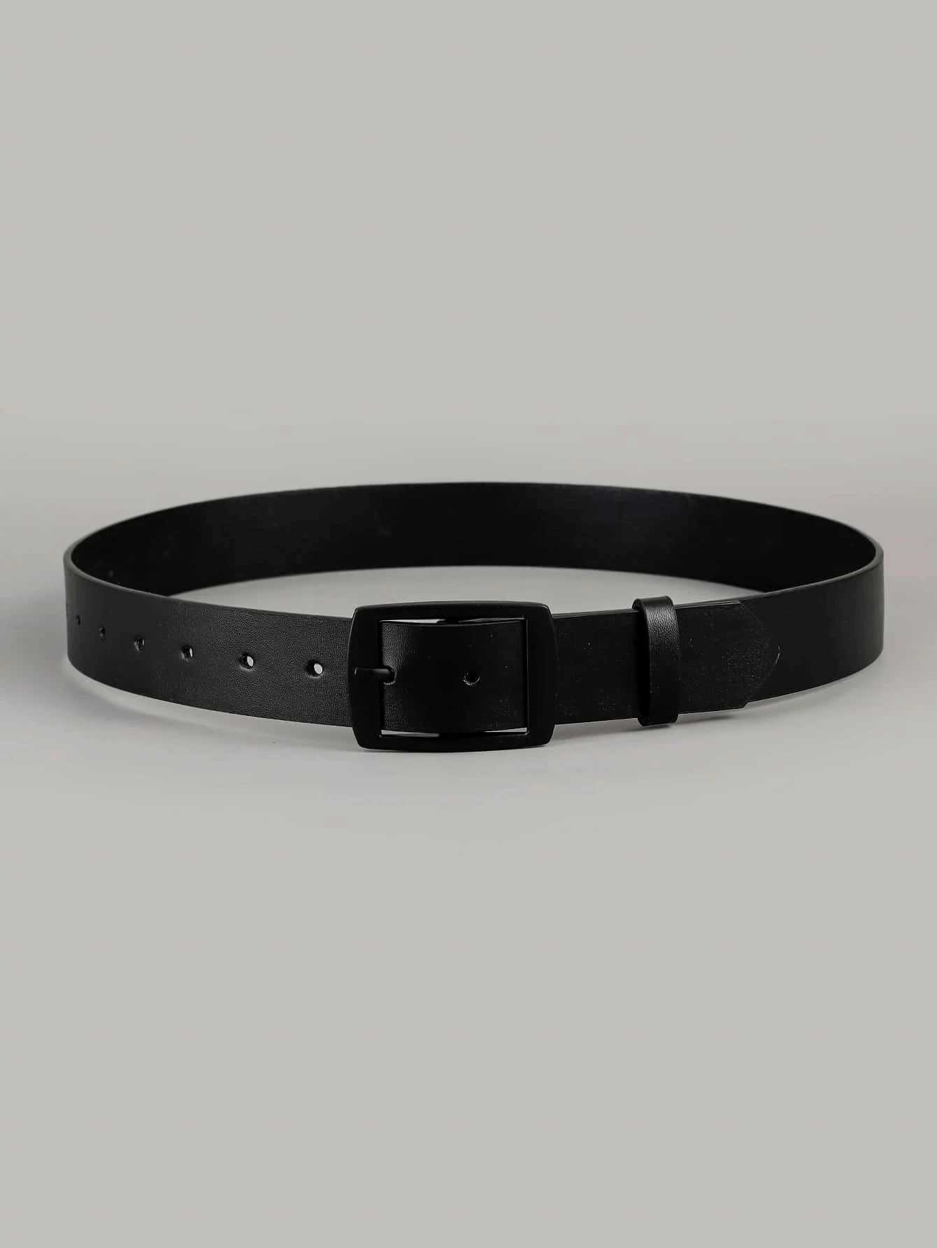 Mens Work Business Dress Casual Versatile Fashionable Pu Leather Belt with Single Prong Buckle Fashion Classic DesignsX240914