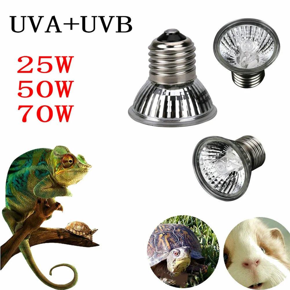 25/50/75w Uva Uvb Reptile Heating Light Bulb Snake Basking Uv Full 1pcs Light Pet Spectrum Heating Bulbs Light K1i2