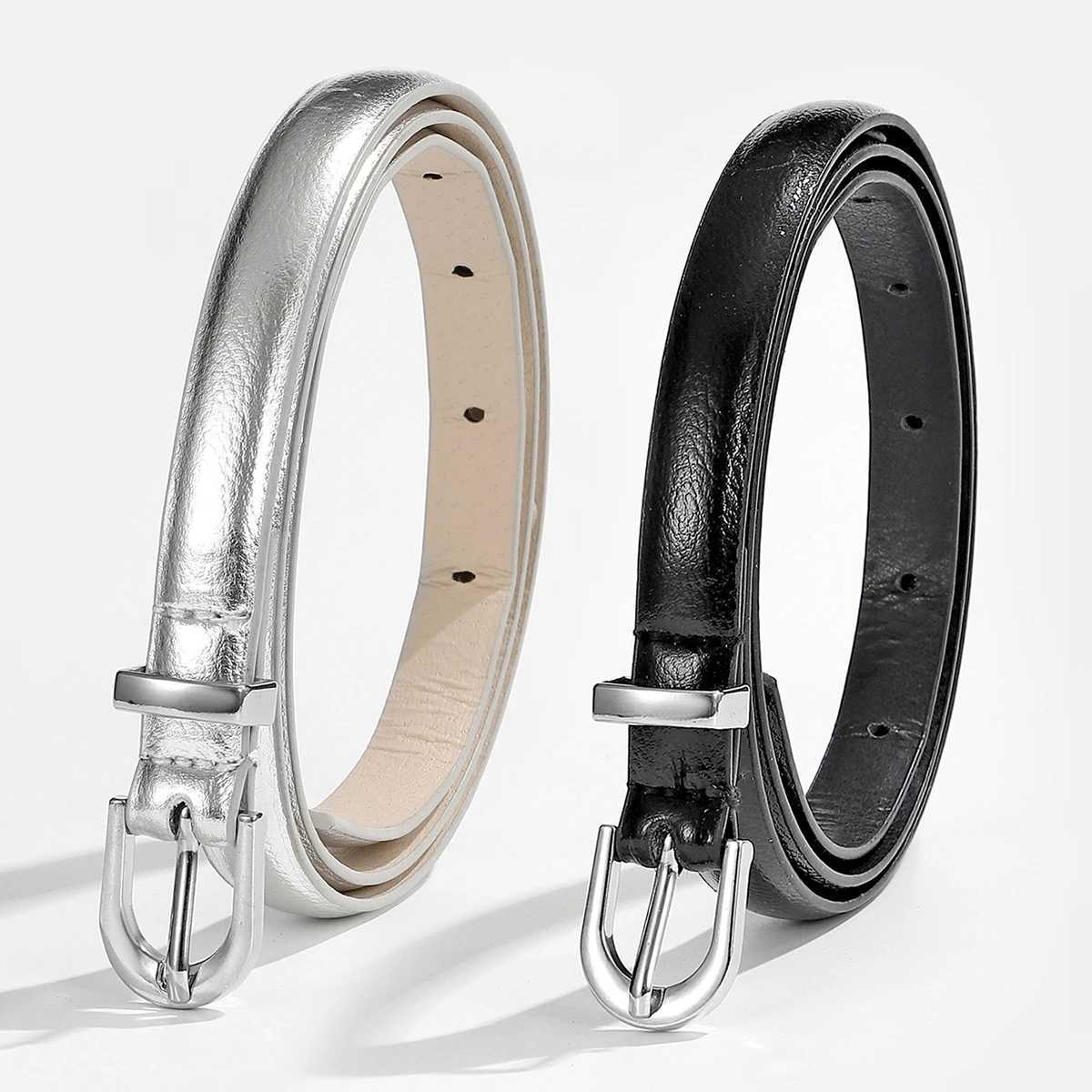 Womens New Small Belt in Belt Simple and Versatile Korean Decorative Fashion Trend Professional Fashion Jeans BeltX240914