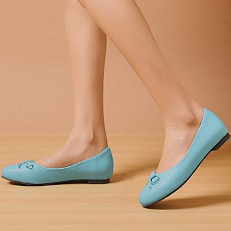 Flat Women's Fashion Loafer Comfortable Spring Autumn Female Ballet Shoes Sweet Pink Green White Casual Big Large Size 52 24d1