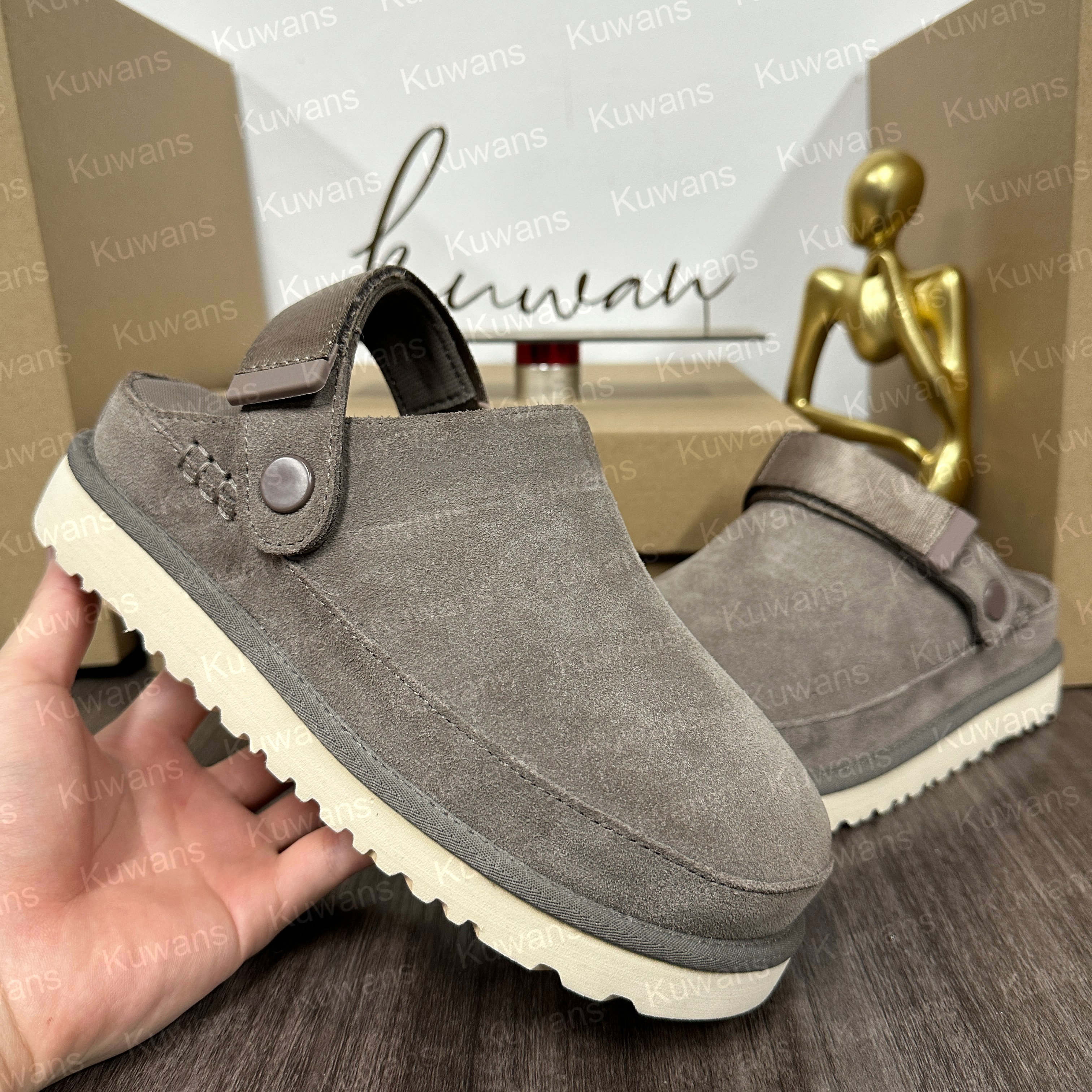Compaik Designer Goldenstar Clog Slippers Clogs Hi Slides Dad Sandal Golden star Beach Women Men Tazz Tasman Fall Driftwood Chestnut Sand Winter Summe