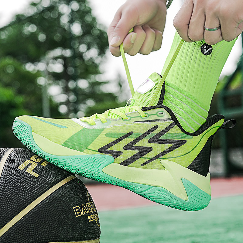 High New Quality Mens Sneakers Training Sports Breathable Cushion High-Top Quality Basketball Shoes 35-45