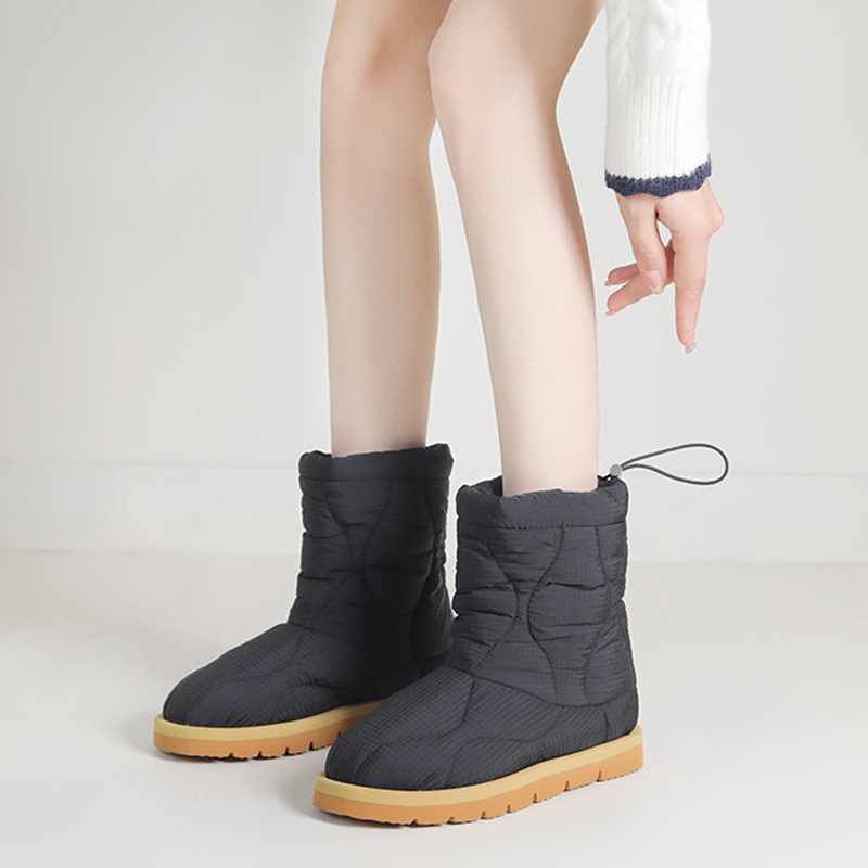 JOZHAMTA Size 33-43 Women Snow Platforms Round Toe Confortable Casual Outdoor Ladies Ankle Boots Winter Warm Shoes Woman