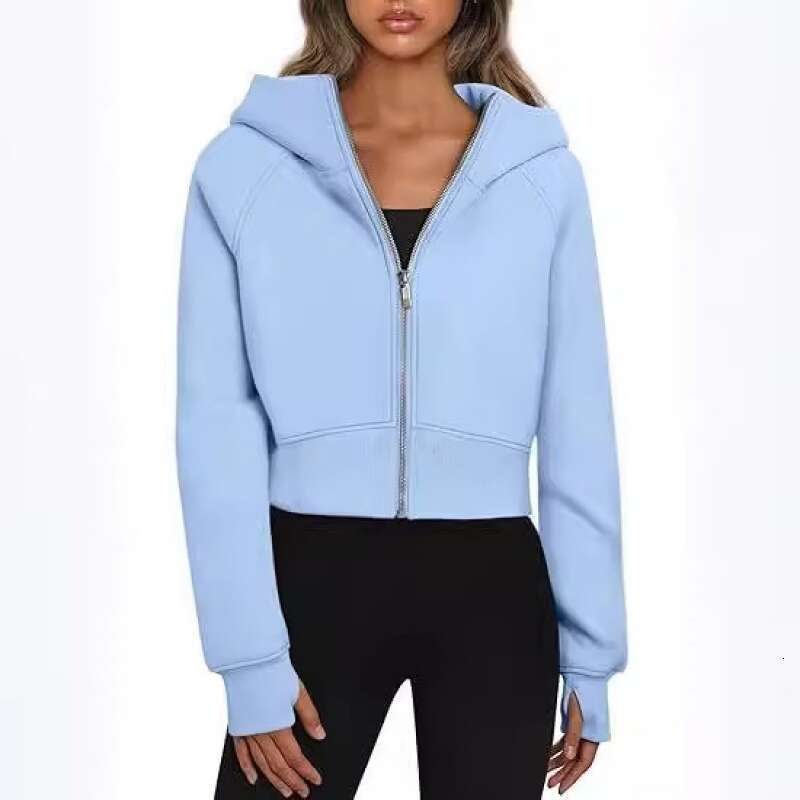 2024 Womens Hooded Zipper Short Casual Plus Veet Long Sleeved Sweatshirt Zip Up Y2k Mens Streetwear Designer Hoodie Men