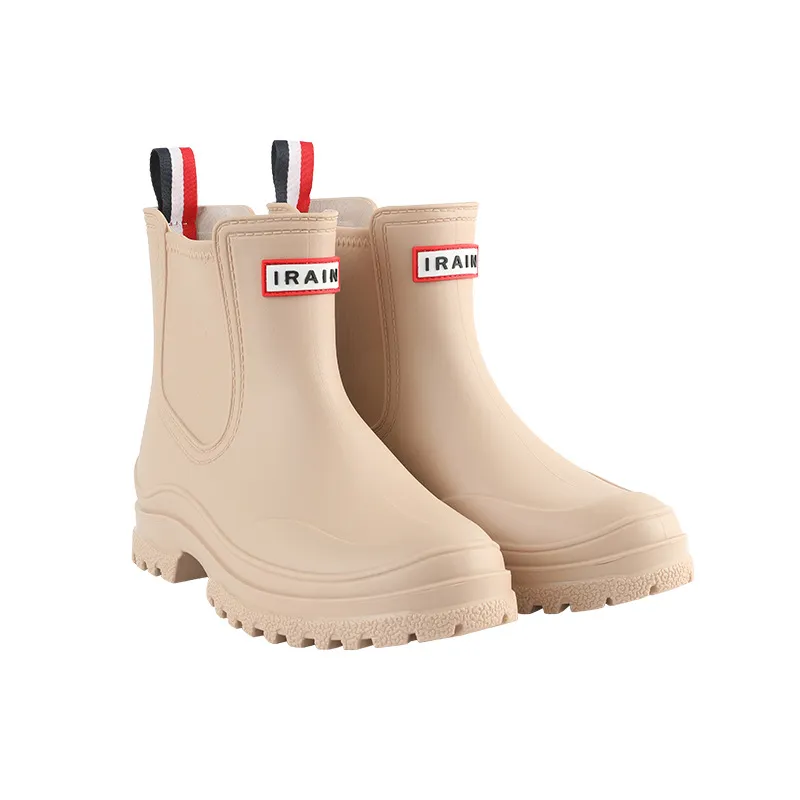 Designer Rain Women's Boots Snow Rubber High Cut Breathable Rain Shoes Black Lightweight Shoes Fashion Autumn/winter Wellies Size 35-42