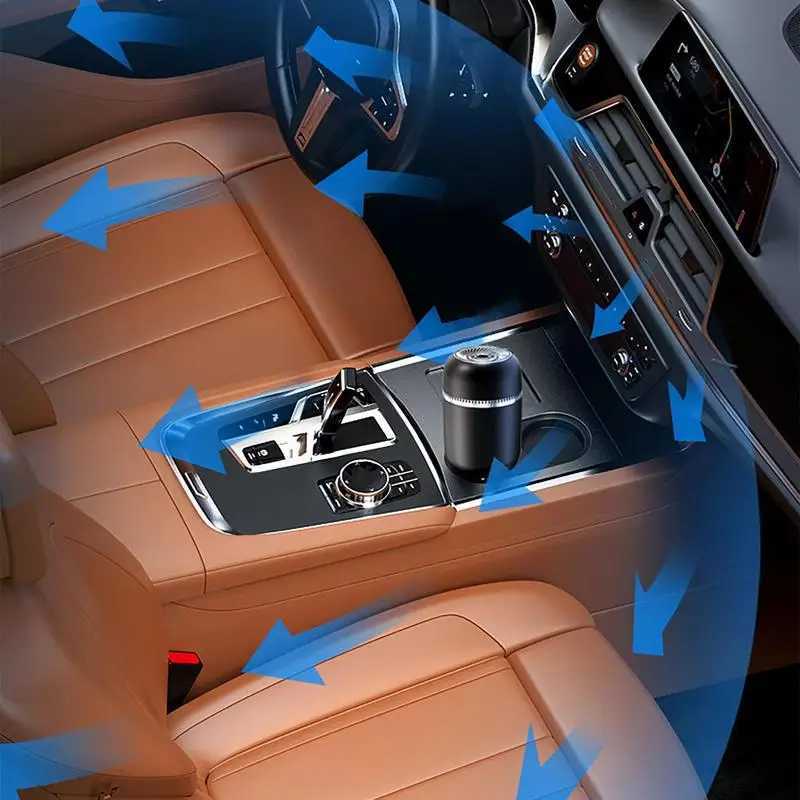 Car Air Freshener Car Air Refresher Home Aromatherapy Baseu Car Diffuser Humidifier Auto Air Purifier Auto Electric Air Diffuser Aroma FragranceL24091