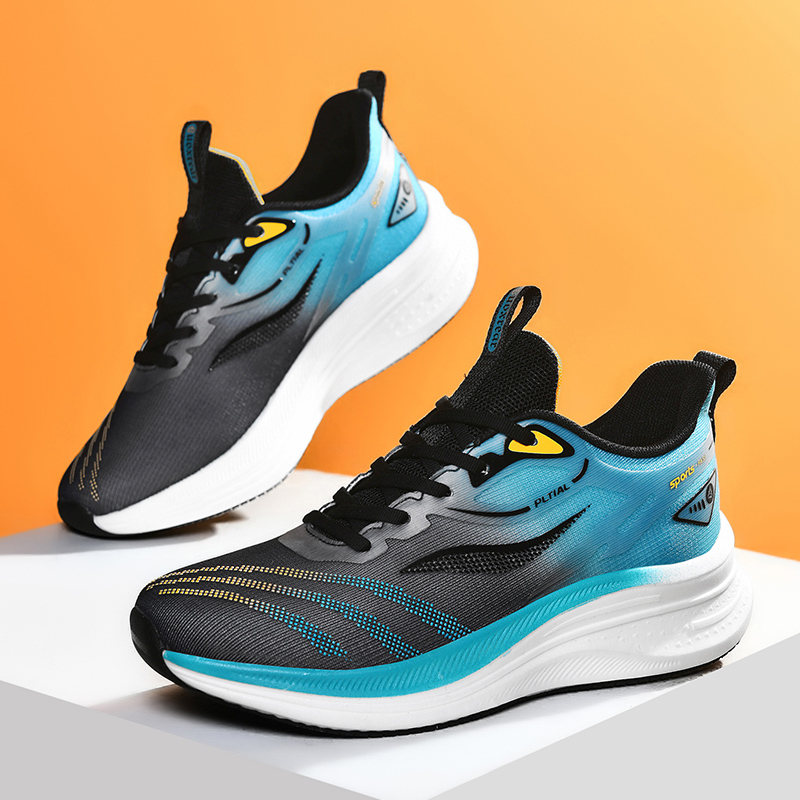 Carbon Plate Marathon Air Cushion Sports Running Shoes Men Breathable Lightweight Comfortable Athletic Casual Sneakers Footwear
