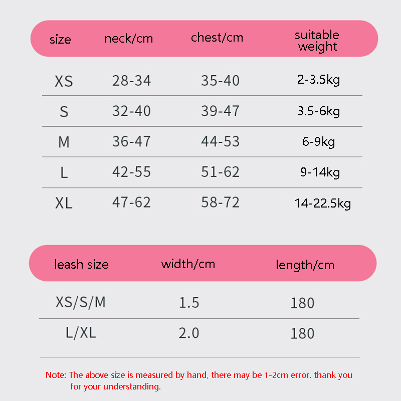 Dog Harness and Leash Set Vest Style Leather Pet Harness with 180cm Leashes Adjustable Pet Harness for Dog Training and Running