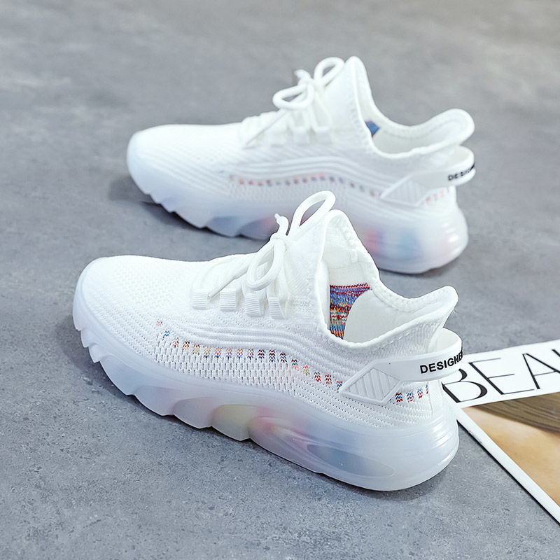 Women's Fashion Platform Sport Female Autumn New Breathable Outdoor Running Sneakers Lightweight Casual Tennis Shoes