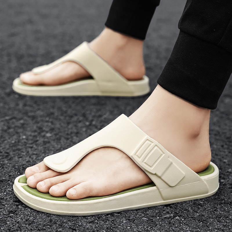 Fashion Men's Slippers Flip Flops Indoor Outdoor Beach Sandals Comfortable Slides Summer Men Non-slip Home Slippers Flip Flops