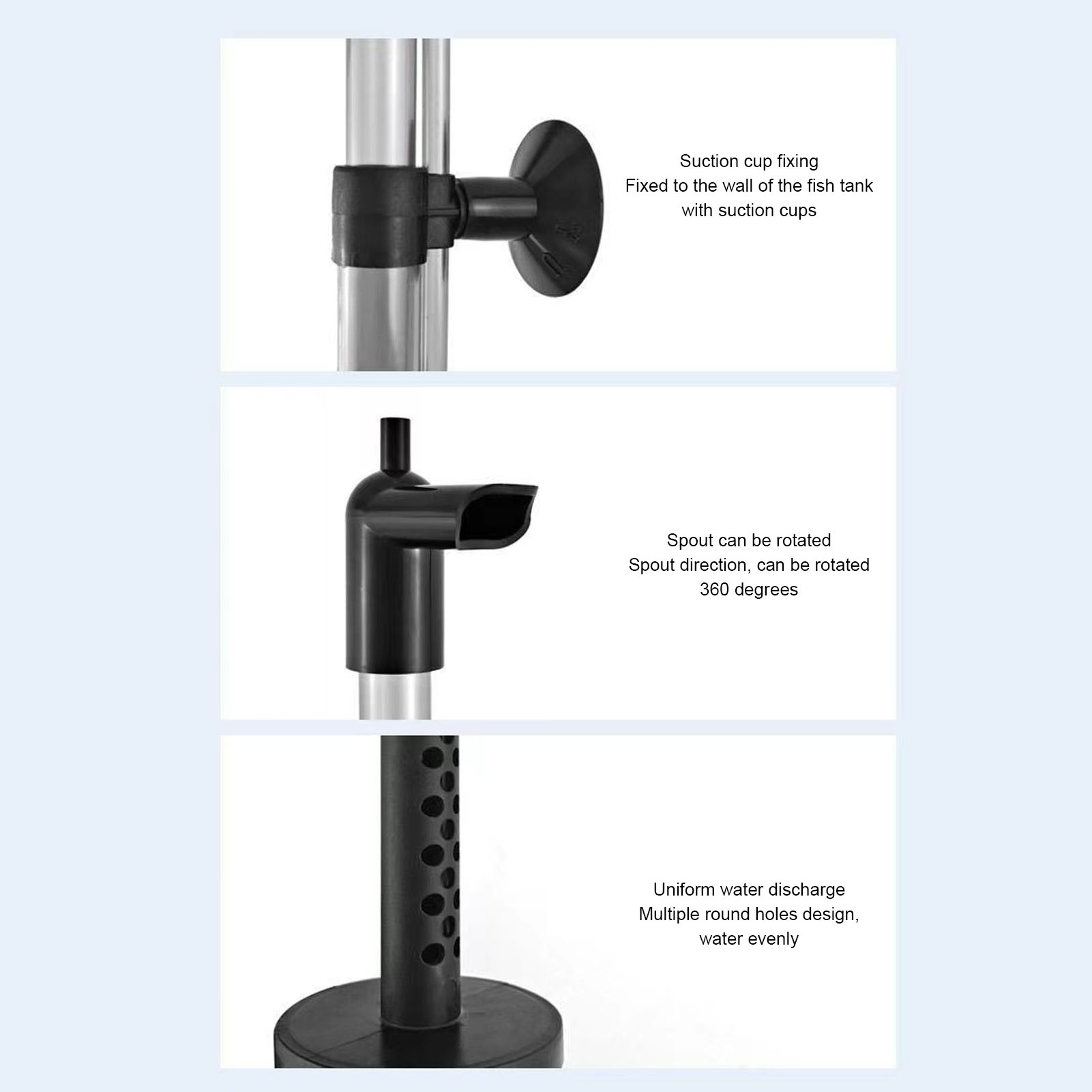 Aquarium Sponge Filter Strong Adsorption Capacity Quiet Mini Fish Tank Biochemical Water Filter With Filter Material YU-229A
