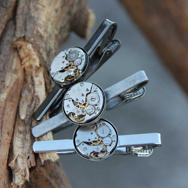 original design tie clip steam punk tie clip for men creative accessoryX240914