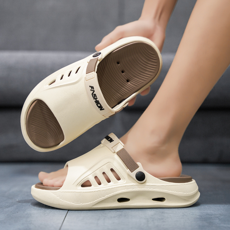 Men's Sandals Beach Outdoor Slippers Comfortable Slides Beach Clogs Men Casual Shoes Garden Shoes Men Leisure Slippers Sandals